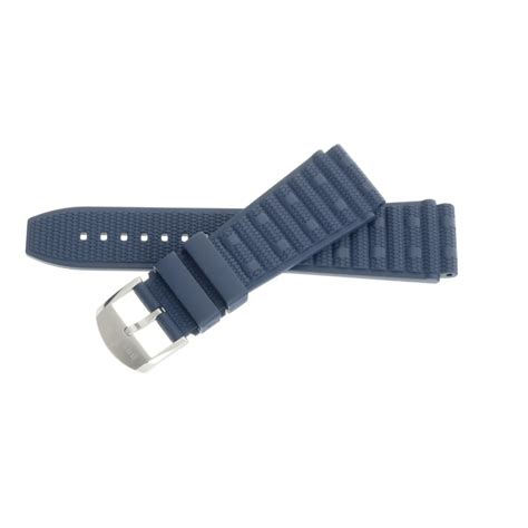 Blue Rouleaux Rubber Strap 